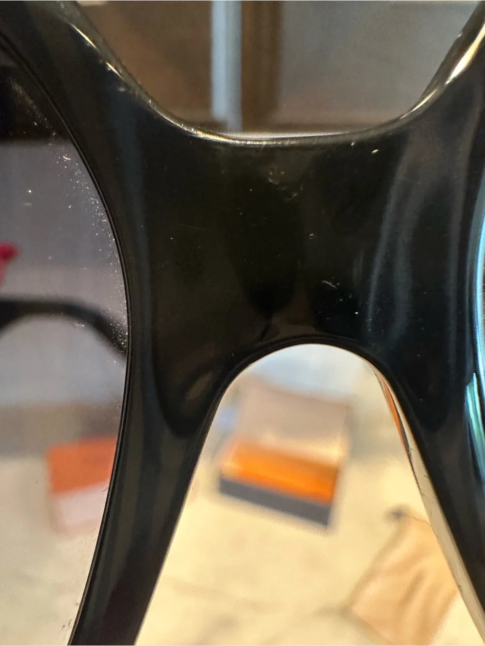 Louis Vuitton Z175W Black Women’s Monogram Flower Square Acetate Sunglasses